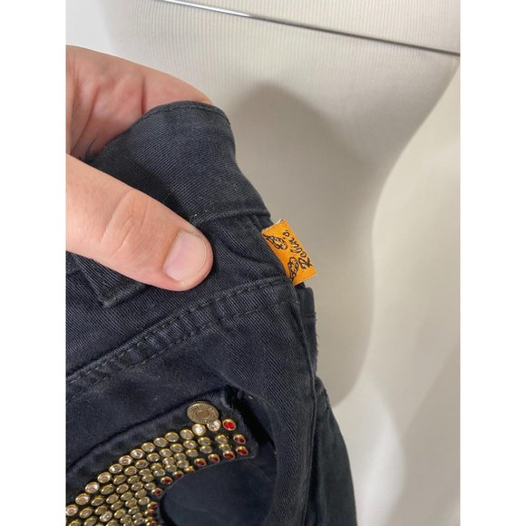 Men’s size 38 x 30 robins jeans black denim straight leg jeans - Picture 9 of 12